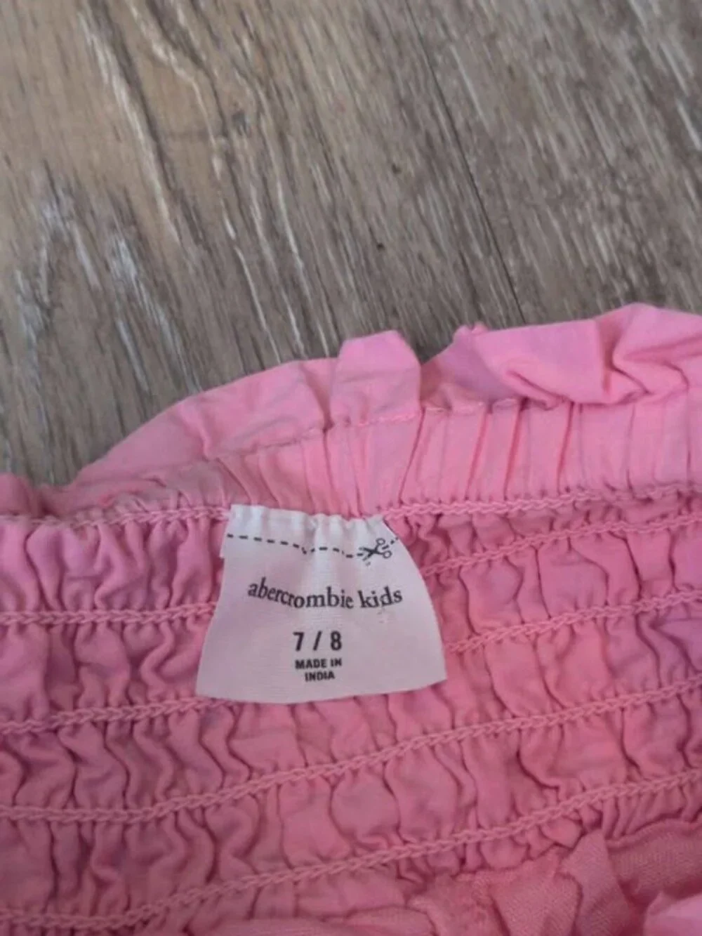 Abercrombie Kids Pink Eyelet Skort size 7/8